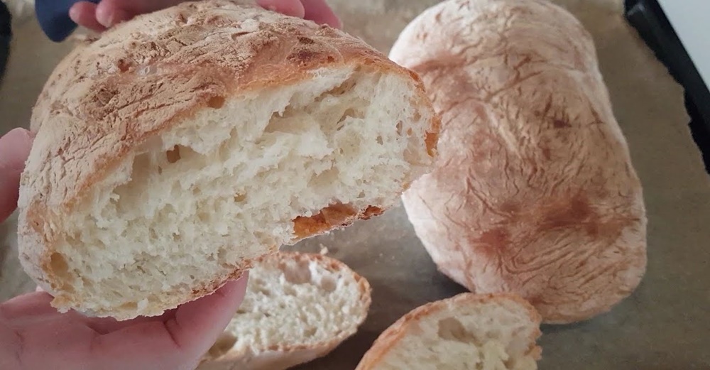 Hiç Yoğurmadan Yapılan Pamuk Gibi Yumuşak Ev Ekmeği Tarifi