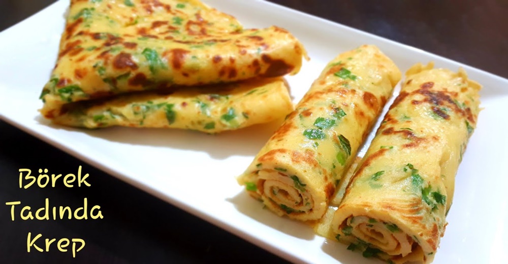 Kahvaltılık Börek Tadında Krep Tarifi