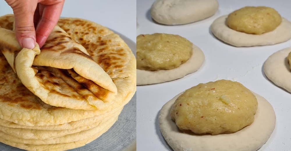 Yumuşacık Enfes Patatesli Bazlama Tarifi