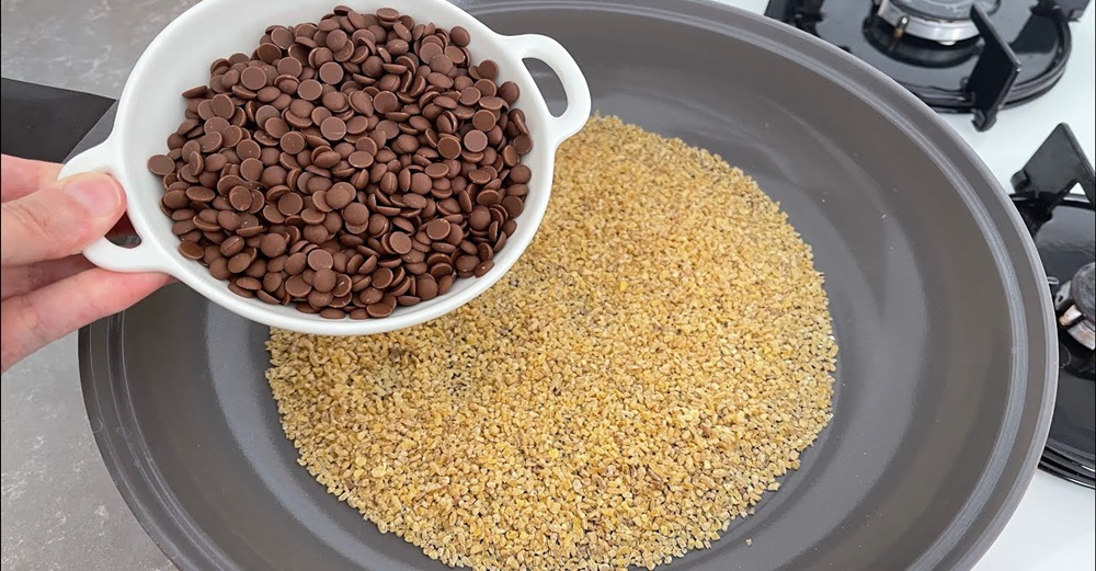 Bulgur ve Çikolata ile Harika Bir Tatlı